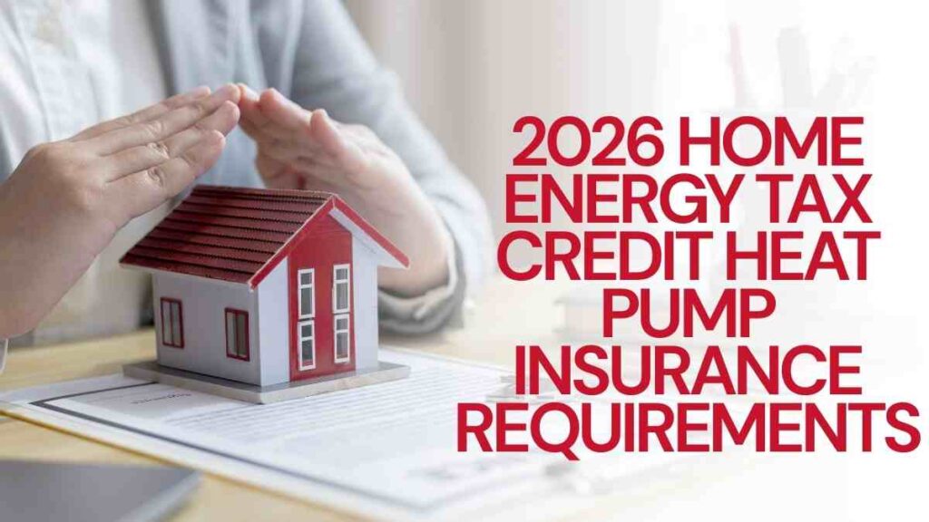 2026 Home Energy Tax Credit heat pump insurance requirements