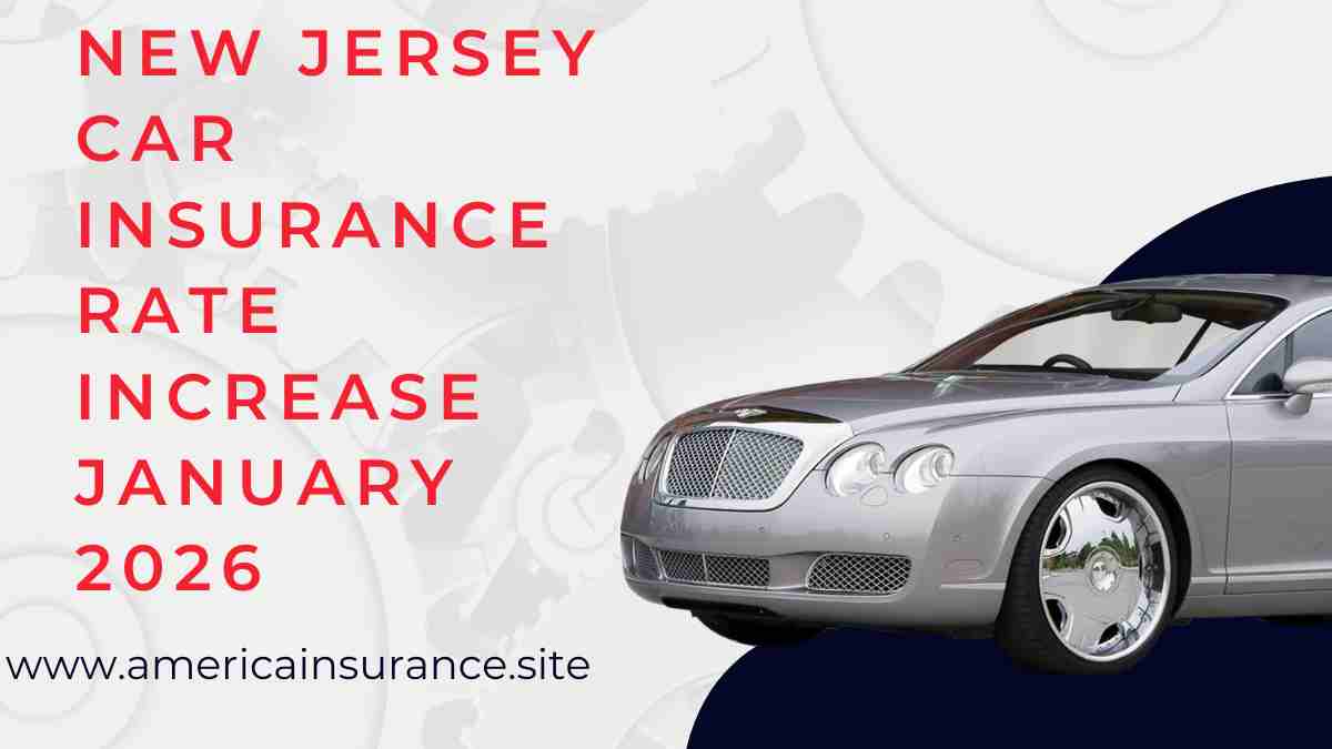 New Jersey car insurance rate increase January 2026